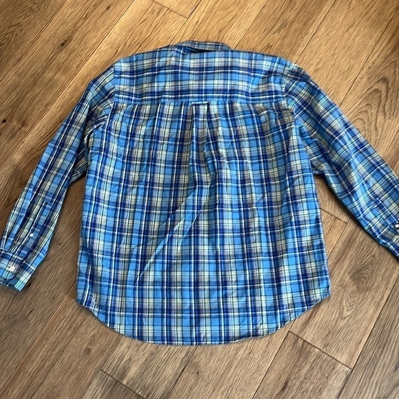 CHAPS | plaid button down shirt, size large - Picture 3 of 3